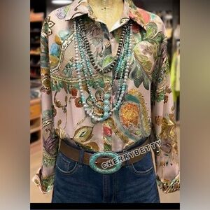 Elegant Floral Blouse